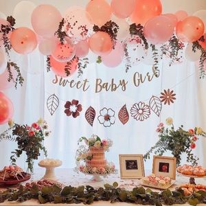 Gold “Sweet Baby Girl” Banner